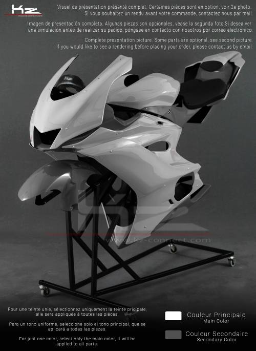 Pack Yamaha YZF R6 2006-07 y 2008-16 - Look 2017