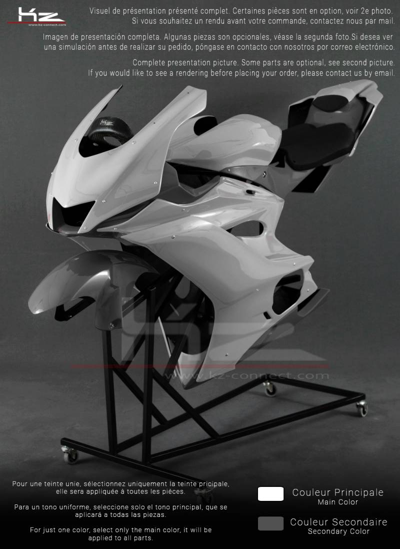 Pack Yamaha YZF R6 2006-07 y 2008-16 - Look 2017