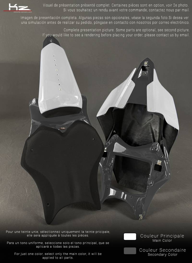 Rear Pack Yamaha YZF R6 2008-16 Look 2017