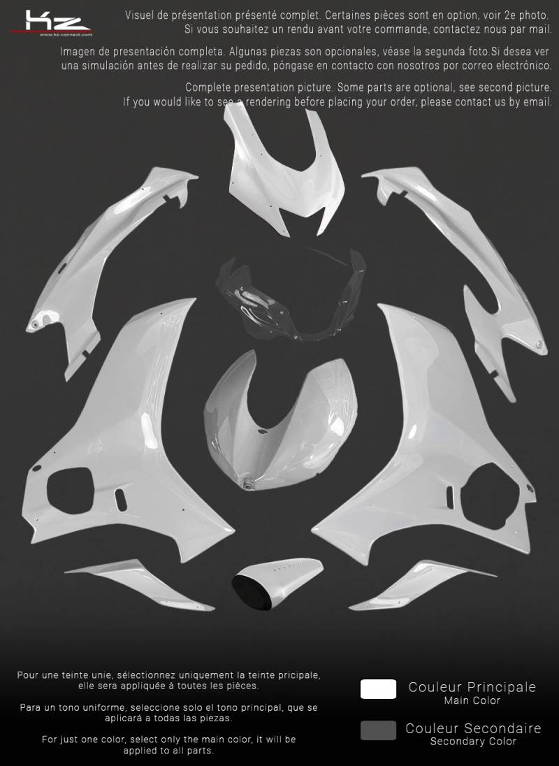 Crash Pack Yamaha YZF R6 2006-16 Look 2017