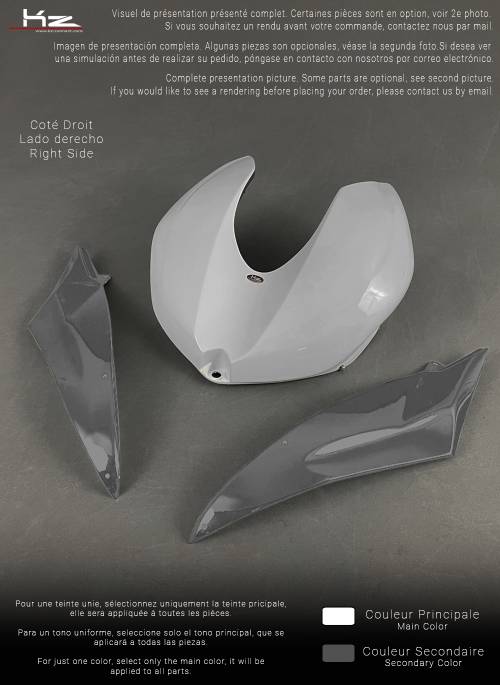 Tank Pack Yamaha YZF R6 2006-16 Look 2017