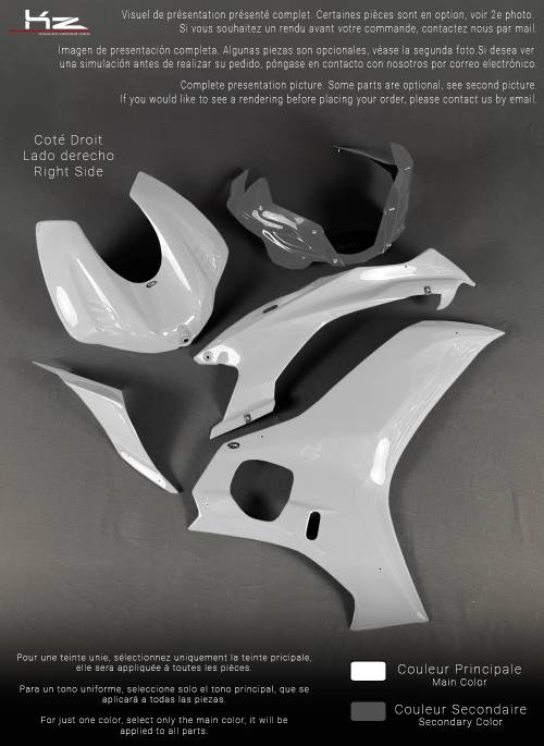 Slide Pack Yamaha YZF R6 2017